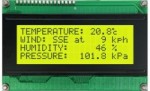 LCD display 20X4 green